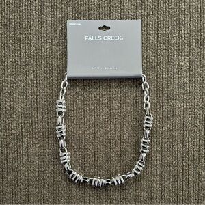 NEW Women’s Falls Creek Nickel Free Silver Necklace with 16” Extender